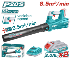 Sopladora Inalámbrica 20v - Doble Batería - Sin Carbones