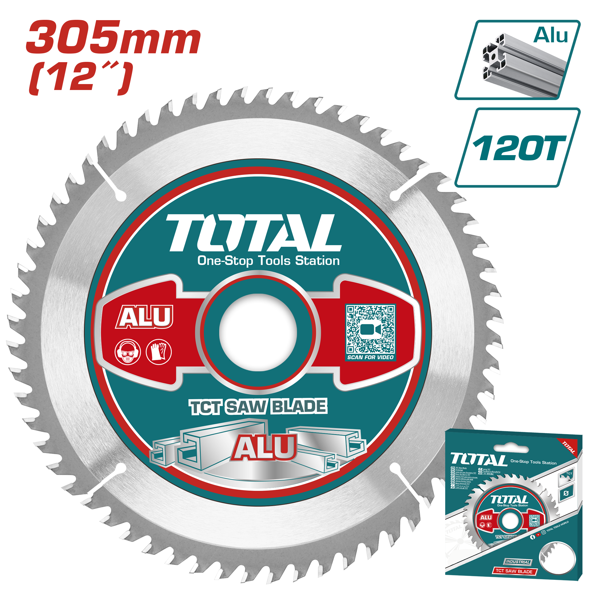Disco Corte Para Aluminio 305Mm(12") 120T