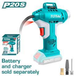 Mini Compresor Inalambrico-Inflador DE Llantas 20V-150 PSI S/Bateria Total (Tacli2001)