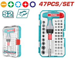 SET DE 47 Destornilladores Imantados Mango EN T