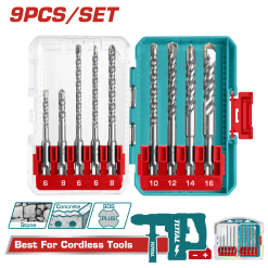 Broca SDS Concreto SET 9PCS EN Estuche