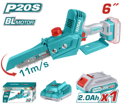 Combo Mini Motosierra BL Motor 6 Pulgadas 20V + Accesorios