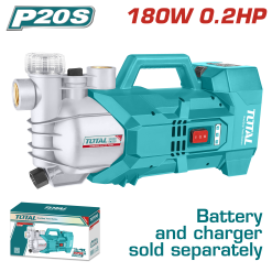 Bomba De Agua Inalámbrica 180w 0.2Hp A Batería 20v