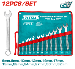 Set De 12 Llaves Combinadas (6-32mm)