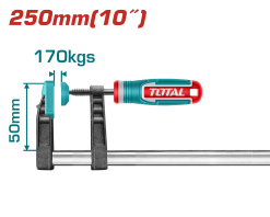 Prensa Sargento Tipo F 50X250MM 170KG