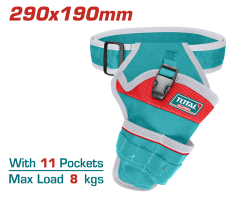 Porta Herramientas CON Correa Y Bolsillo 16D Poliester Max: 8KG
