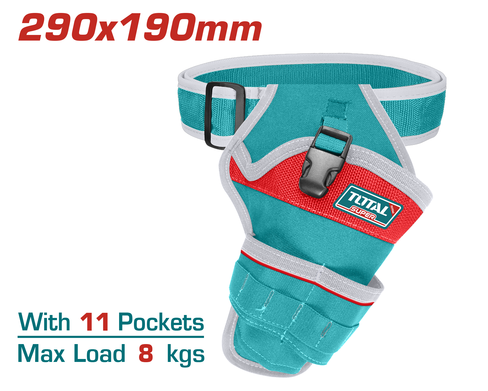 Porta Herramientas CON Correa Y Bolsillo 16D Poliester Max: 8KG