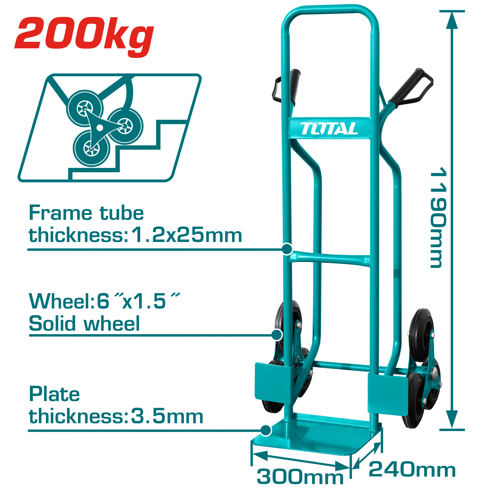 Carro/Mano/200Kg