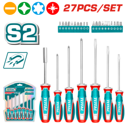 Juego Destornilladores X 6PZS + Destornillador CON Puntas Intercambiales (20 Puntas)