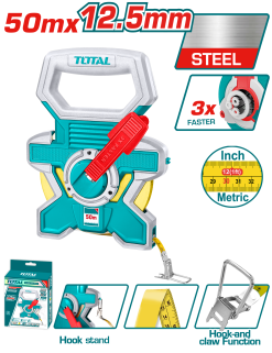 Cinta Metrica Metal 50MX12.5MM