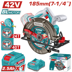 Sierra Circular 42V 4800RPM 185MM